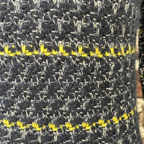 Les Copains Sweater Women's XS Extra Small IT 42 Blue Wool Knit Turtleneck - Picture 9 of 14